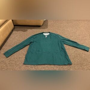 Like NEW! George 3XL (54-56) Men's Green Long Sleeve Thermal Shirt
